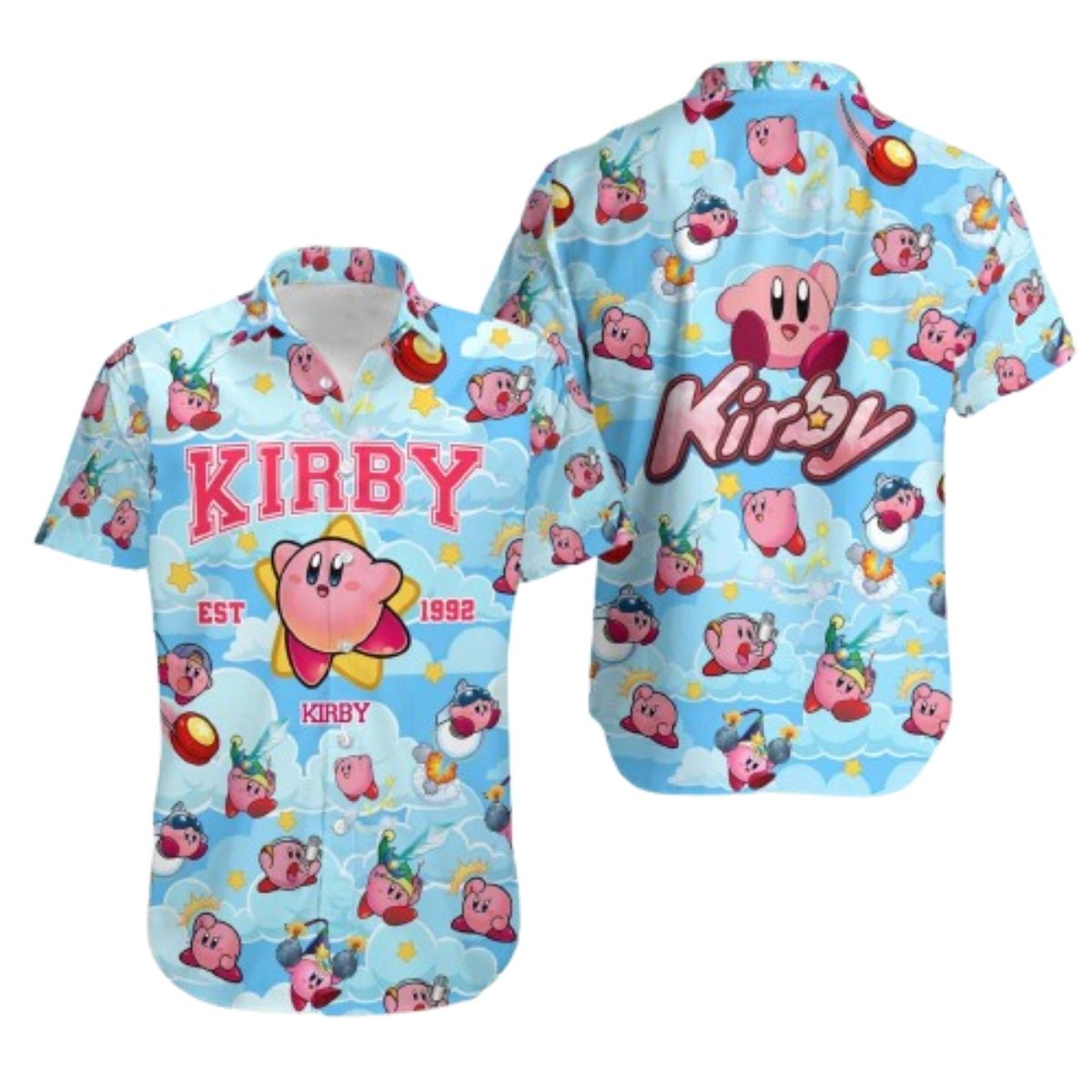 Pink Kirby Est 1992 Hawaiian Shirt