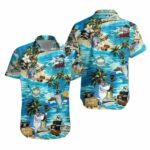 Pirate Shark Cool Beach Hawaiian Shirt