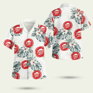 Pizza hut company hawaiian shirt