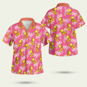 Pokemon abra tropical beach hawaiian shirt