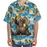 Polar Bear And Beer Hawaiian Shirt Front 1