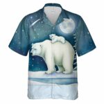 Polar Bear Hawaiian Shirt Front