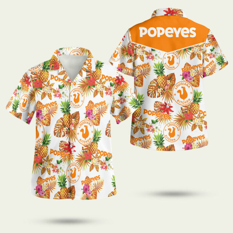 Popeyes Pineapple Kitchen Hawaiian Shirt