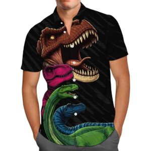 Prehistoric Dinosaur Lover Hawaiian Shirt