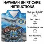 Proudly served united states air force hawaiian shirt care instruction
