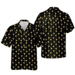 Retro Banana Glock Pistol Funny Gun Hawaiian Shirt