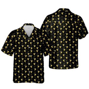 Retro Banana Glock Pistol Funny Gun Hawaiian Shirt