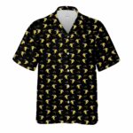 Retro Banana Glock Pistol Funny Gun Hawaiian Shirt Front