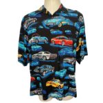 Reyn Spooner Sports Eddy Y GM Corvette Hawaiian Shirt