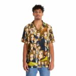Ritsu's K On Anime Hawaiian Shirt Front