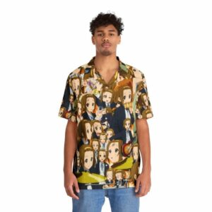 Ritsu's K On Anime Hawaiian Shirt Front