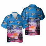 Royal Air Force Vulcan B2 Military Aircraft Hawaiian Shirt