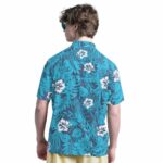 Ryan Blaney Margaritaville Blue Palm Shade Hawaiian Shirt Back