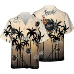 Sailor Jerry Coconut Trees Hawaiian Shirt