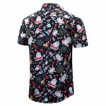 Santa Vacation Christmas Hawaiian Shirt Back