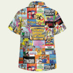 Saturday morning cartoon hawaiian shirt back side