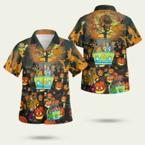 Scooby doo happy halloween hawaiian shirt