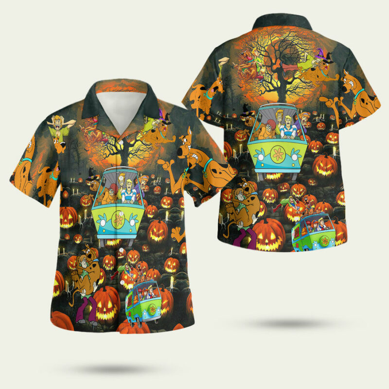 Scooby Doo Happy Halloween Hawaiian Shirt