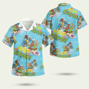 Scooby doo scooby doo summer time hawaiian shirt