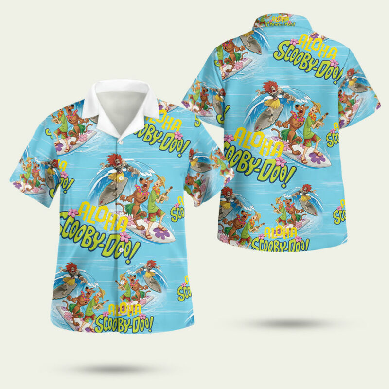 Scooby Doo Scooby Doo Summer Time Hawaiian Shirt