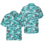 Shark Blue Sea Pattern Hawaiian Shirt
