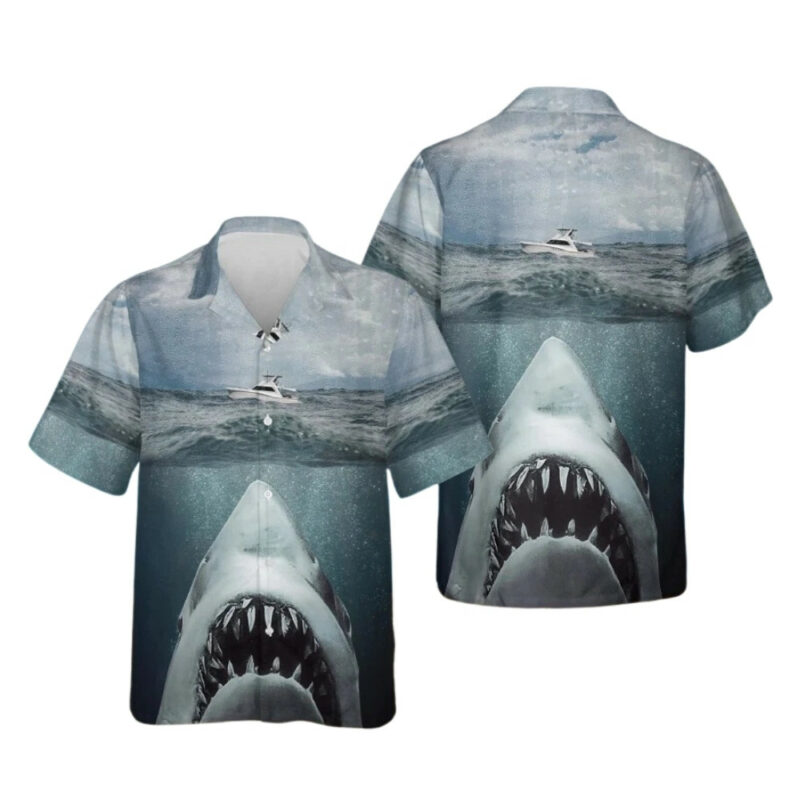 Shark Mouth Jaws Hawaiian Shirt