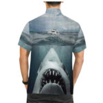 Shark Mouth Jaws Hawaiian Shirt Back