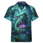 Shark Zombies Halloween Hawaiian Shirt