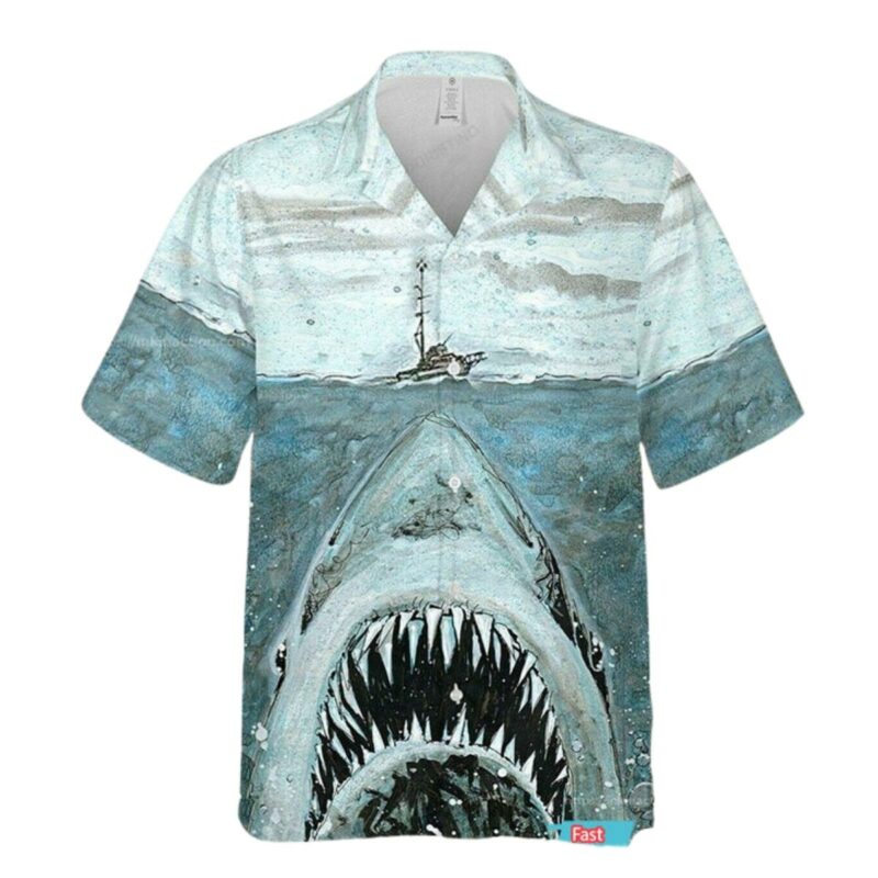 Sharks Jaws Summer Shark Hawaiian Shirt