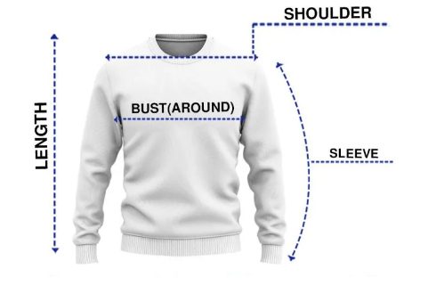 Size Chart Sweatshirt