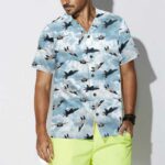 Sky Aircraft Hawaiian Shirt Front 1