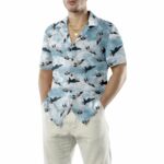 Sky Aircraft Hawaiian Shirt Front 2