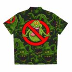 Slimer Ghostbusters Hawaiian Shirt Back