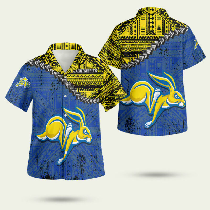 South Dakota State Jackrabbits Hawaiian Shirt 1
