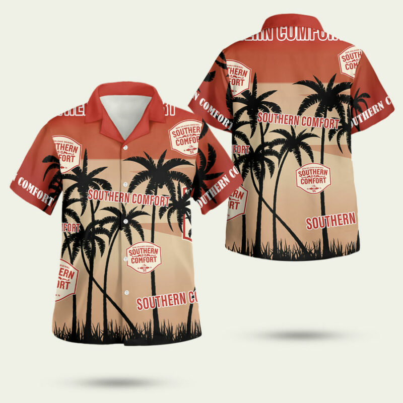 Southern Comfort Whiskey Hawaiian Shirt