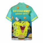 SpongeBob Krabby Patty Hawaiian Shirt Back
