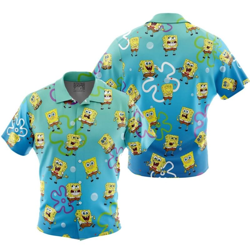 Spongebob Pattern Spongebob Squarepants Hawaiian Shirt
