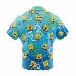 SpongeBob Pattern SpongeBob SquarePants Hawaiian Shirt Back