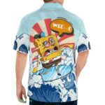 Spongebob Funny Wee...e Hawaiian Shirt Back
