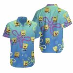 Spongebob Lover Spongebob Flower Hawaiian Shirt