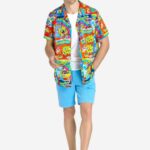 Spongebob Pineapple Cubes hawaiian shirt Front 1