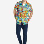 Spongebob Pineapple Cubes hawaiian shirt Front