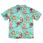 Spongebob Squarepants Character Floral Hawaiian Shirt Front(1)