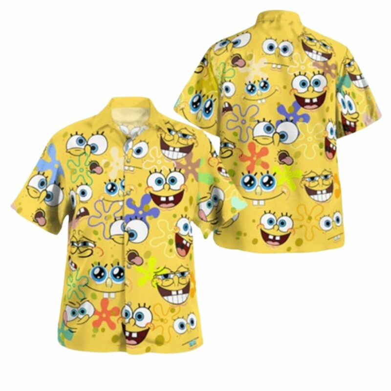 Spongebob Squarepants Emotion Hawaiian Shirt