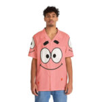 Spongebob Squarepants Patrick Star Hawaiian Shirt Front