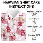 St louis cardinals hawaiian shirt care instructions