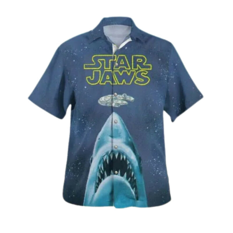 Star Jaws Shark Anakin Skywalker Hawaiian Shirt