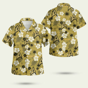 Star trek flower hawaiian shirt