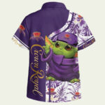 Star wars baby yoda crown royal hawaiian shirt back side