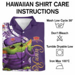 Star wars baby yoda crown royal hawaiian shirt care instruction